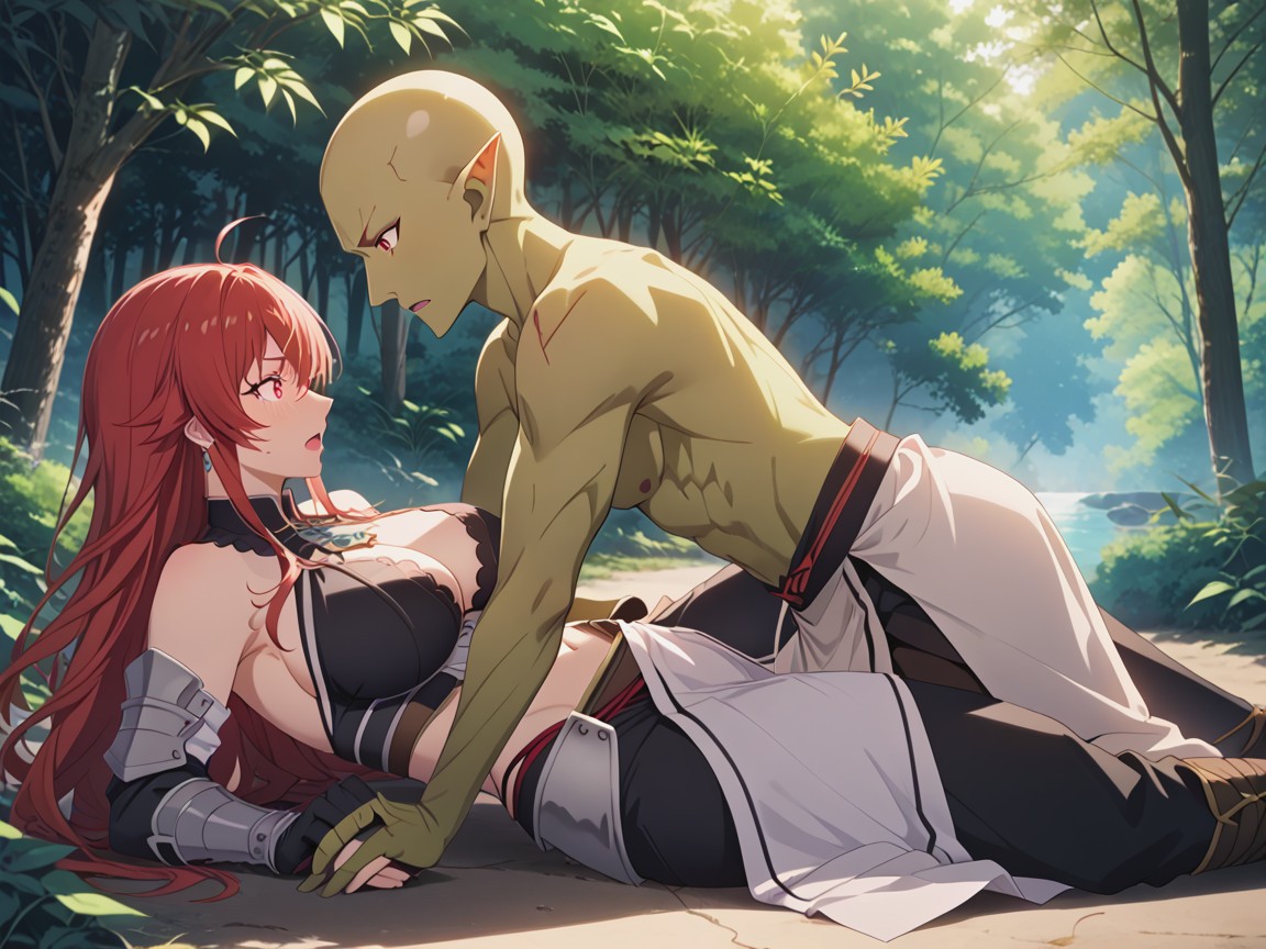 Taller Female, Standding, Male Goblin Hentai AI Porn
