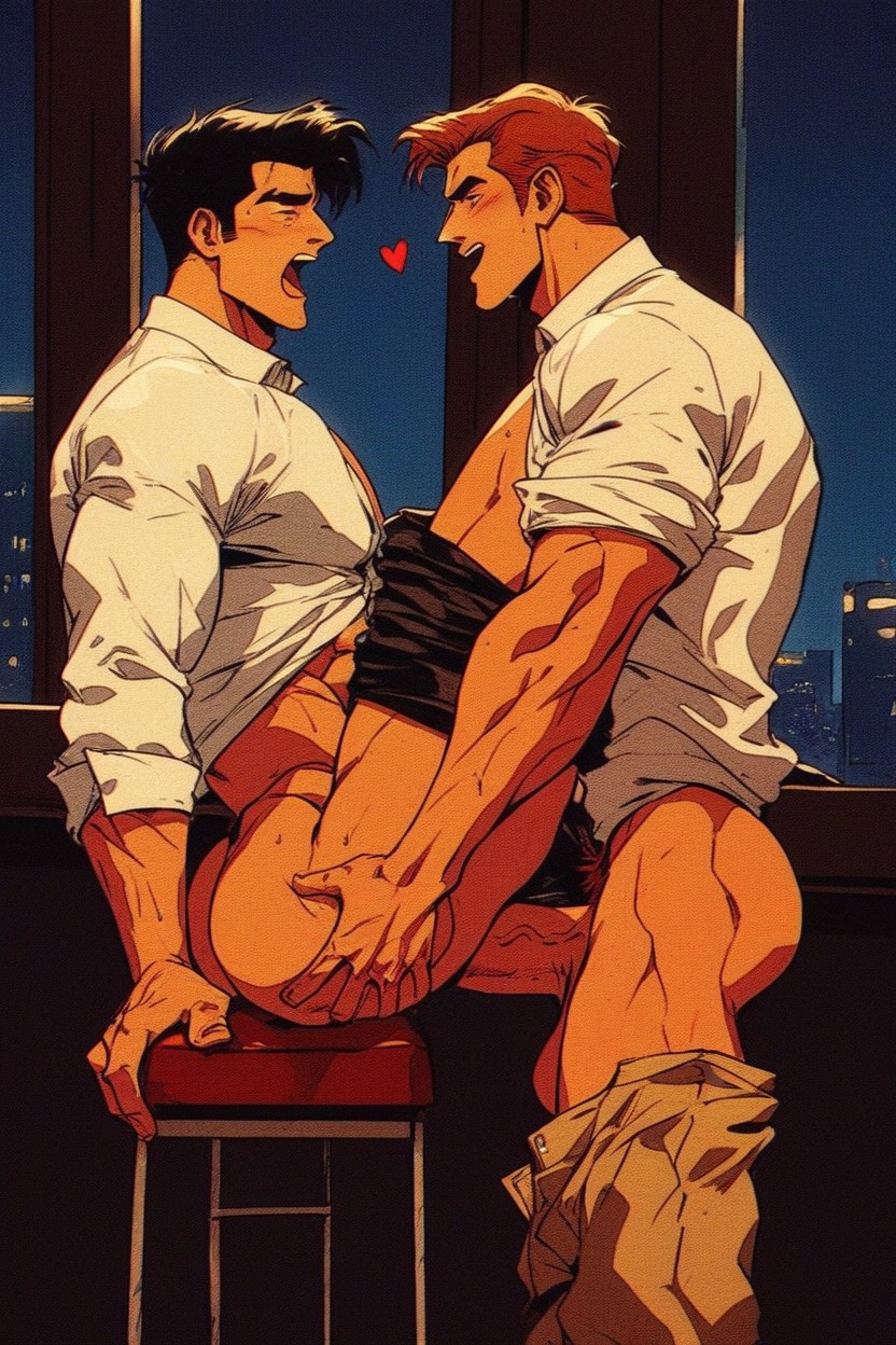 Anal, Aggressive Fuck, Anal Penetration AI Gay Porn