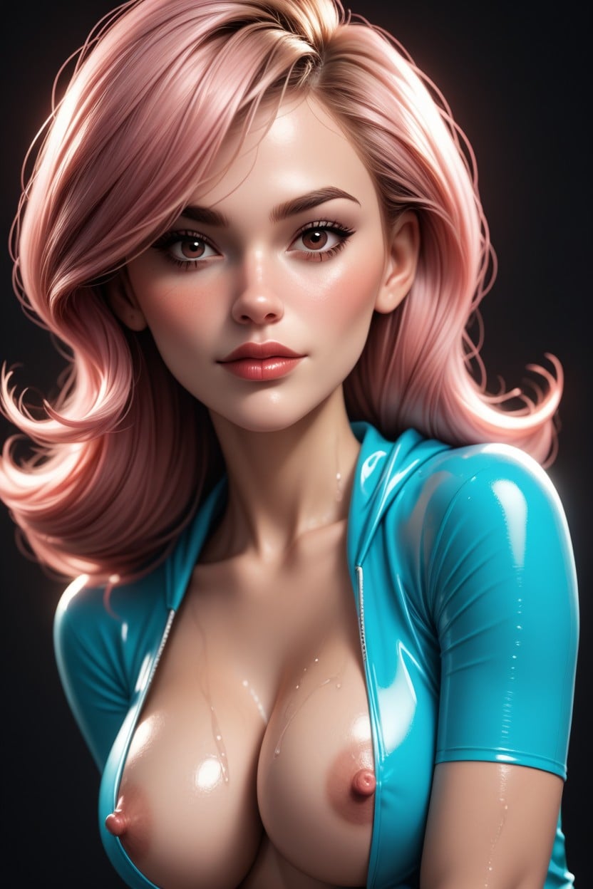 25+, Pale Skin, Black Background Shemale AI Porn