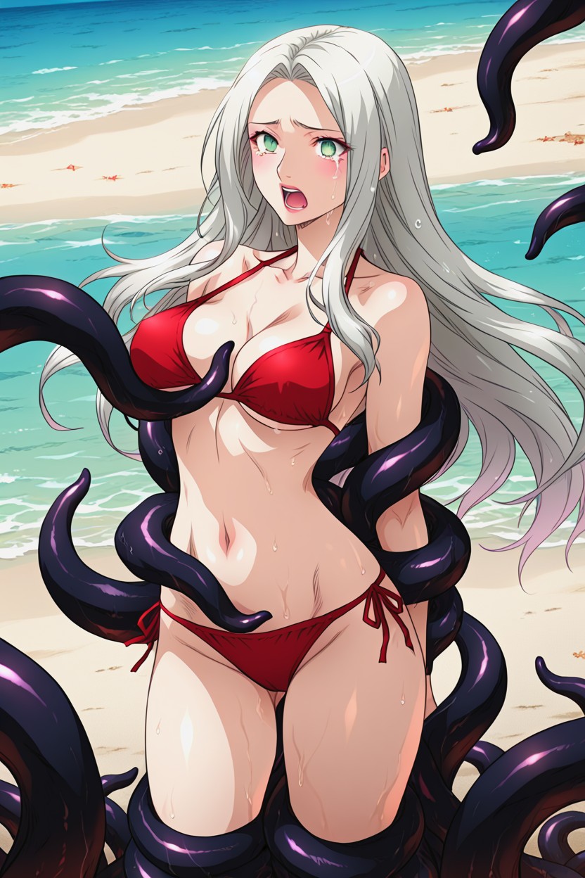 Hourglass Body Type, Defeated, Defeated Hentai AI Porn