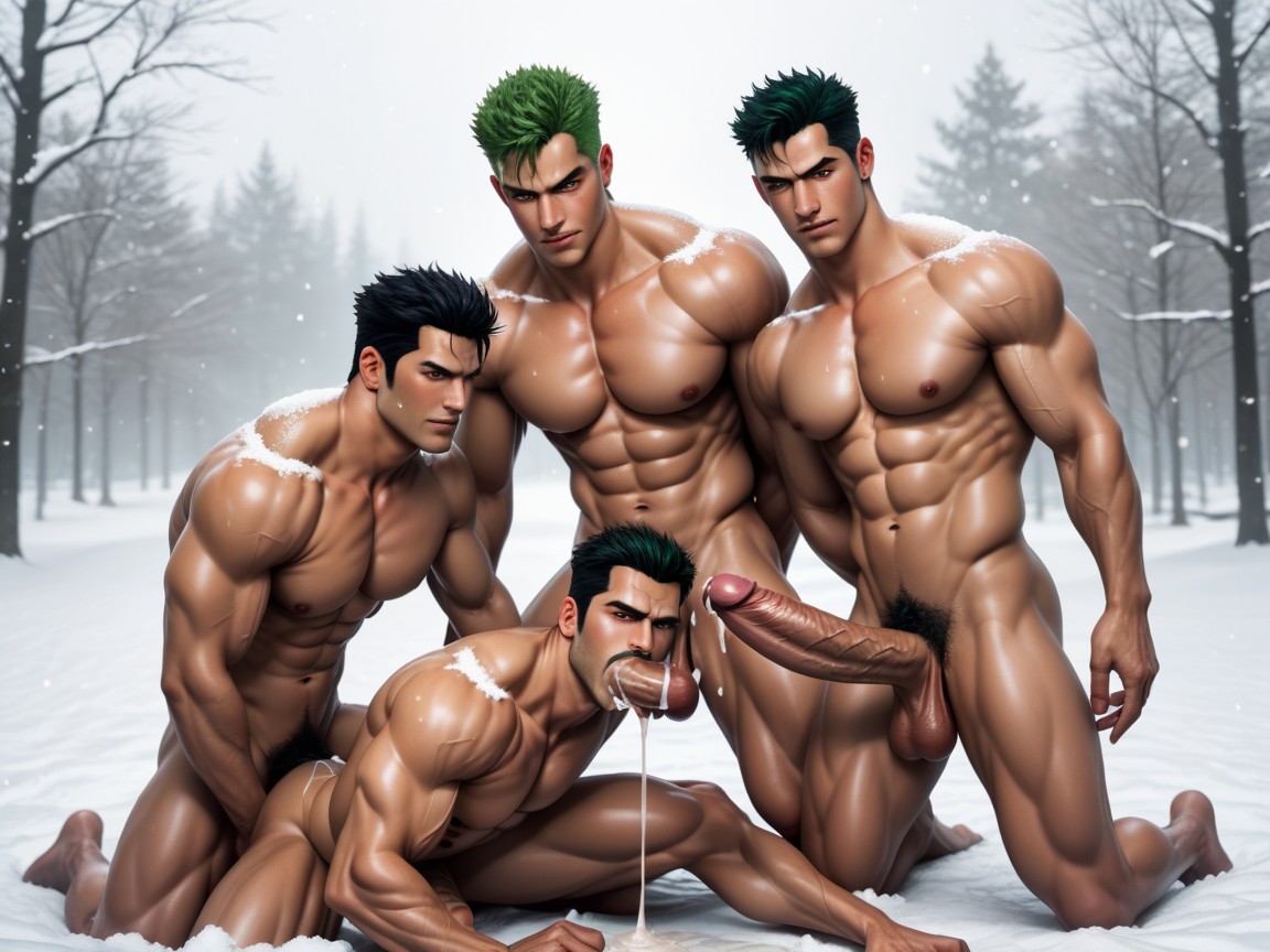 Cocks Are Monstruous Enormous, Naked, Hard Cocks AI Gay Porn