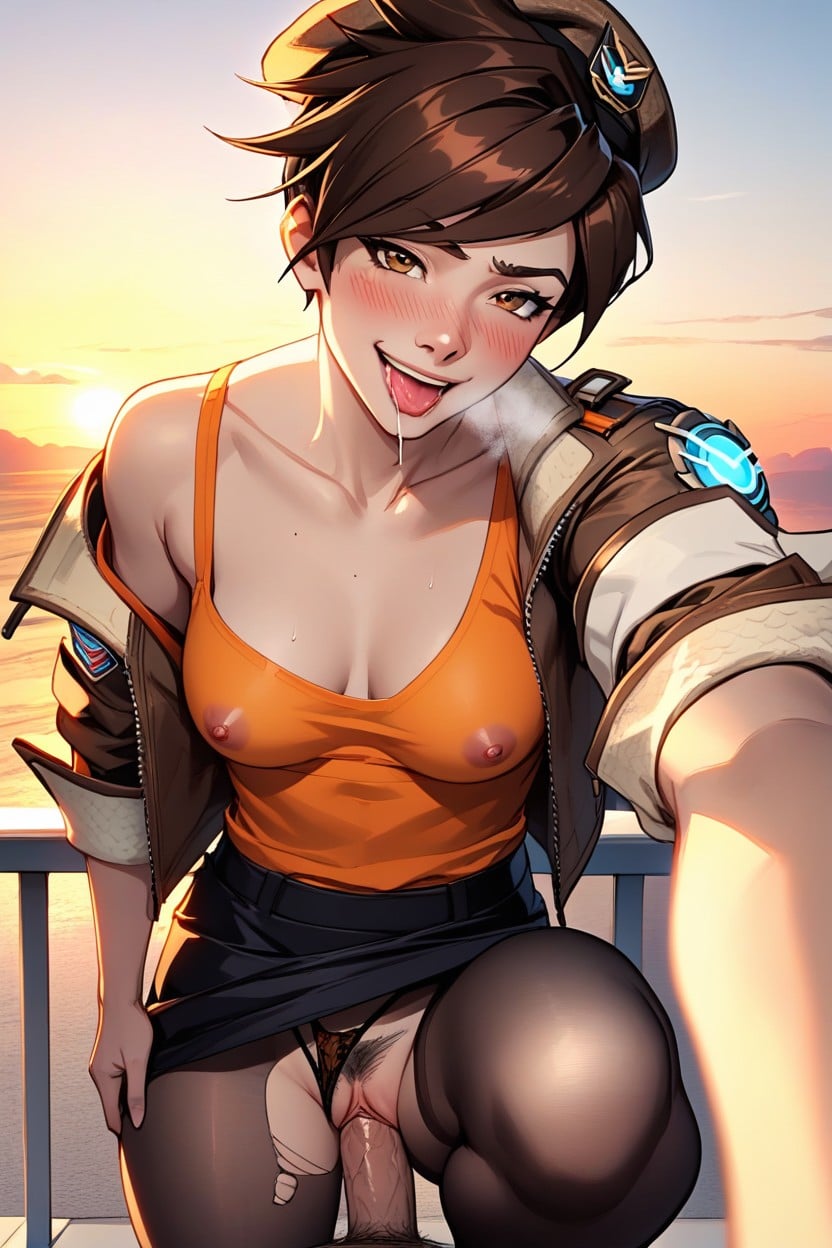 Anatomically Accurate, Standing Sex, One Leg Up Hentai AI Porn