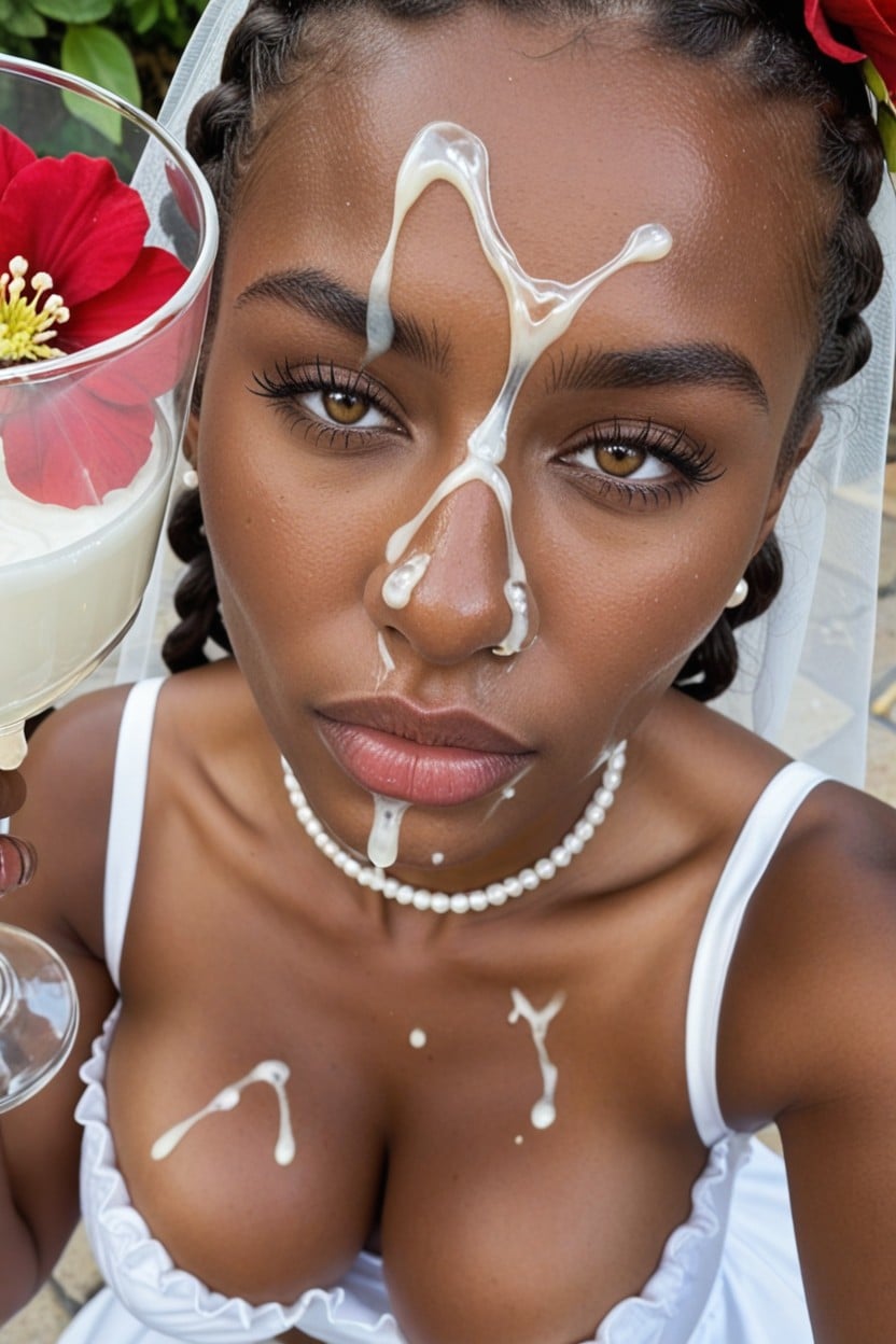 African, Large Breast, Top Down AI Porn