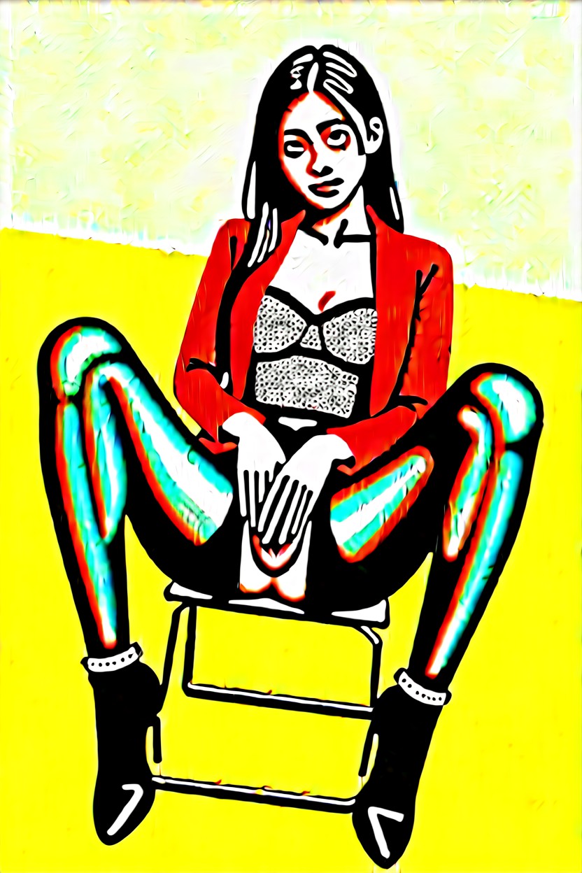 Montada En Consolador, Idol Face, Spread Legs Porno asiático IA