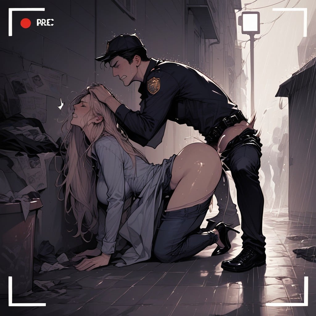 AI girl ready for battle