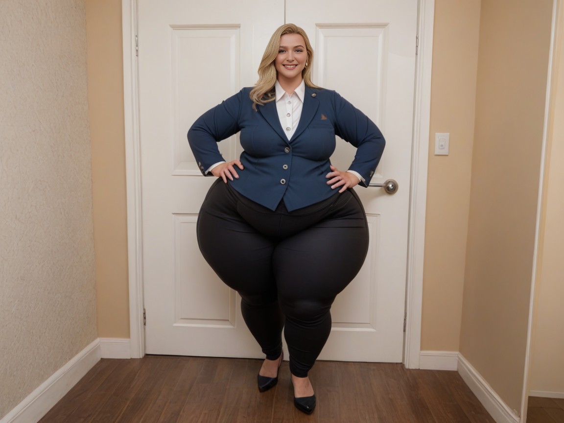 Giant Hips, Weight Gain, American AI Porn