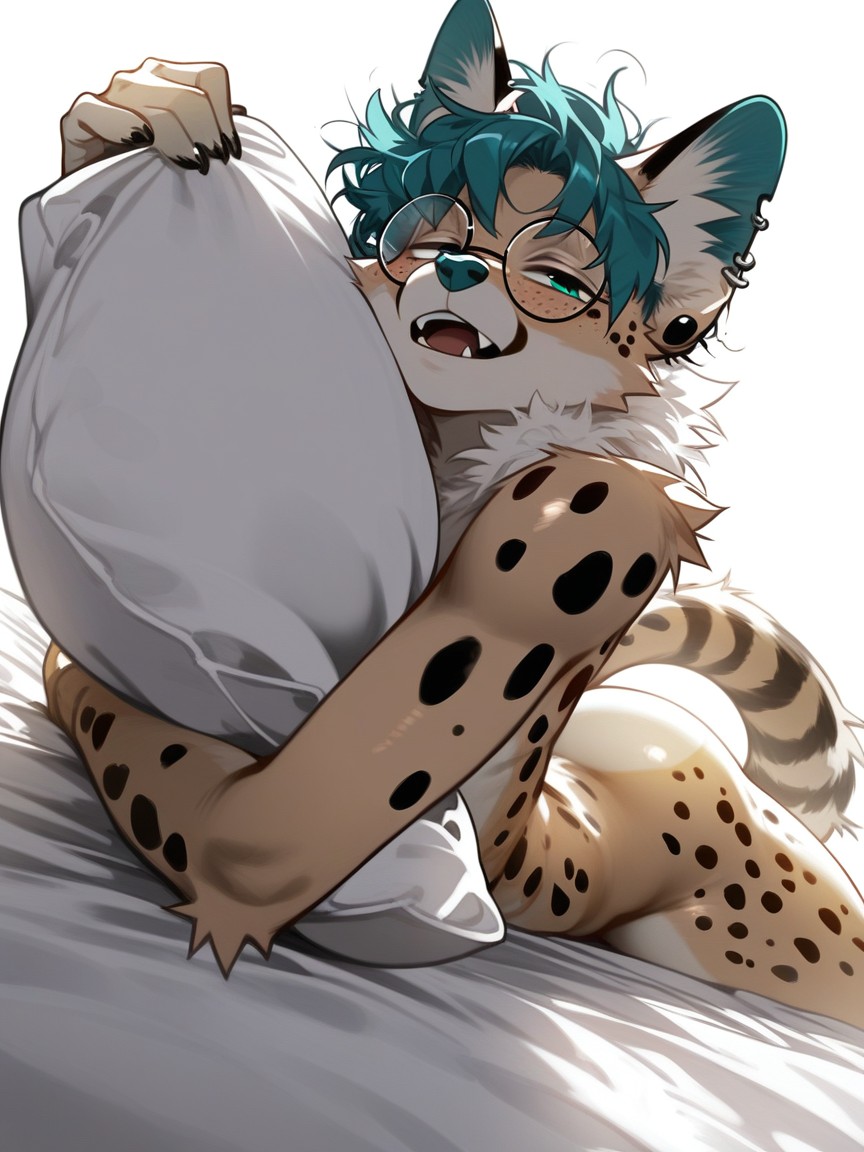 Feminine, Fangs, Mouth Open Furry AI Porn