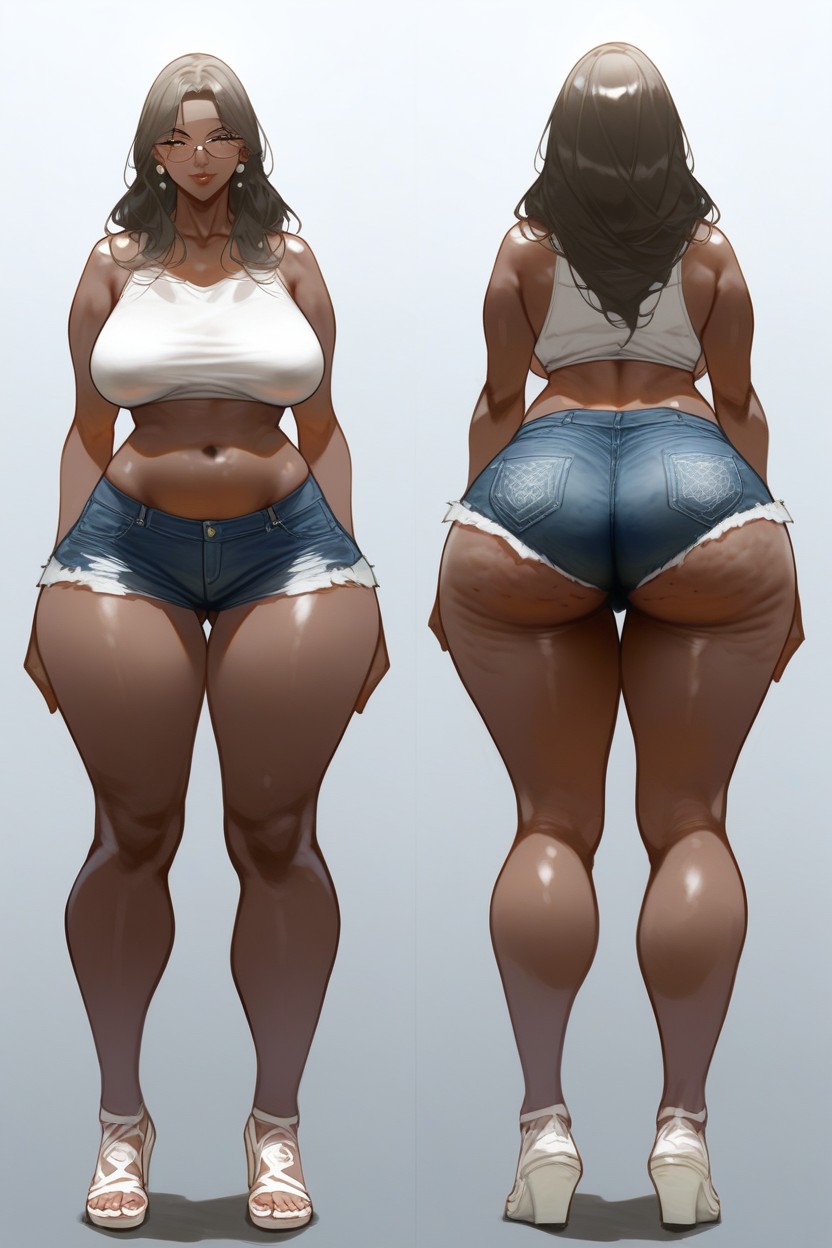 Full Lips, Spots On The Butt, 70+ AI Porn