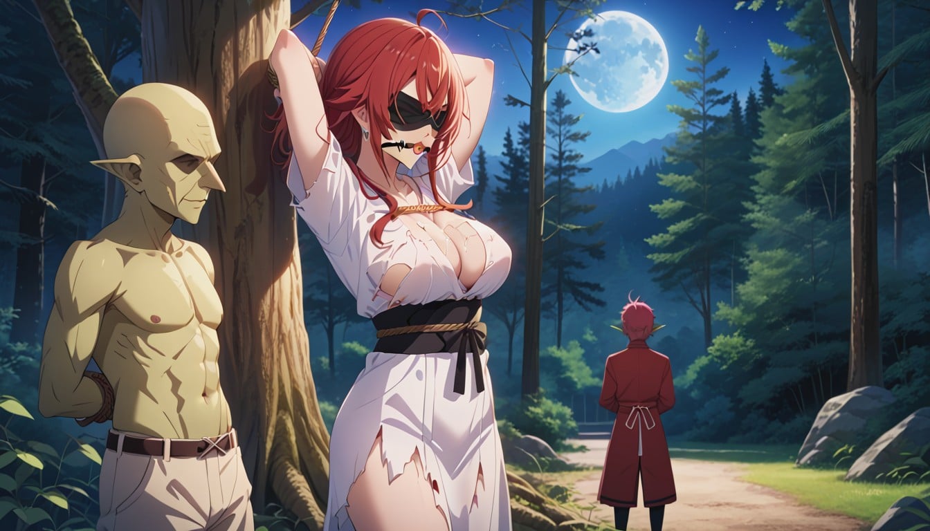 Side View, Male Goblin Bald, Skinny Hentai AI Porn