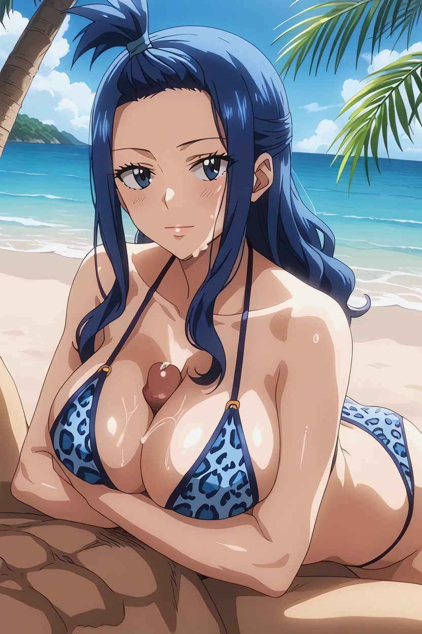 Titjob, Anime Style, Pale Skin Hentai AI Porn