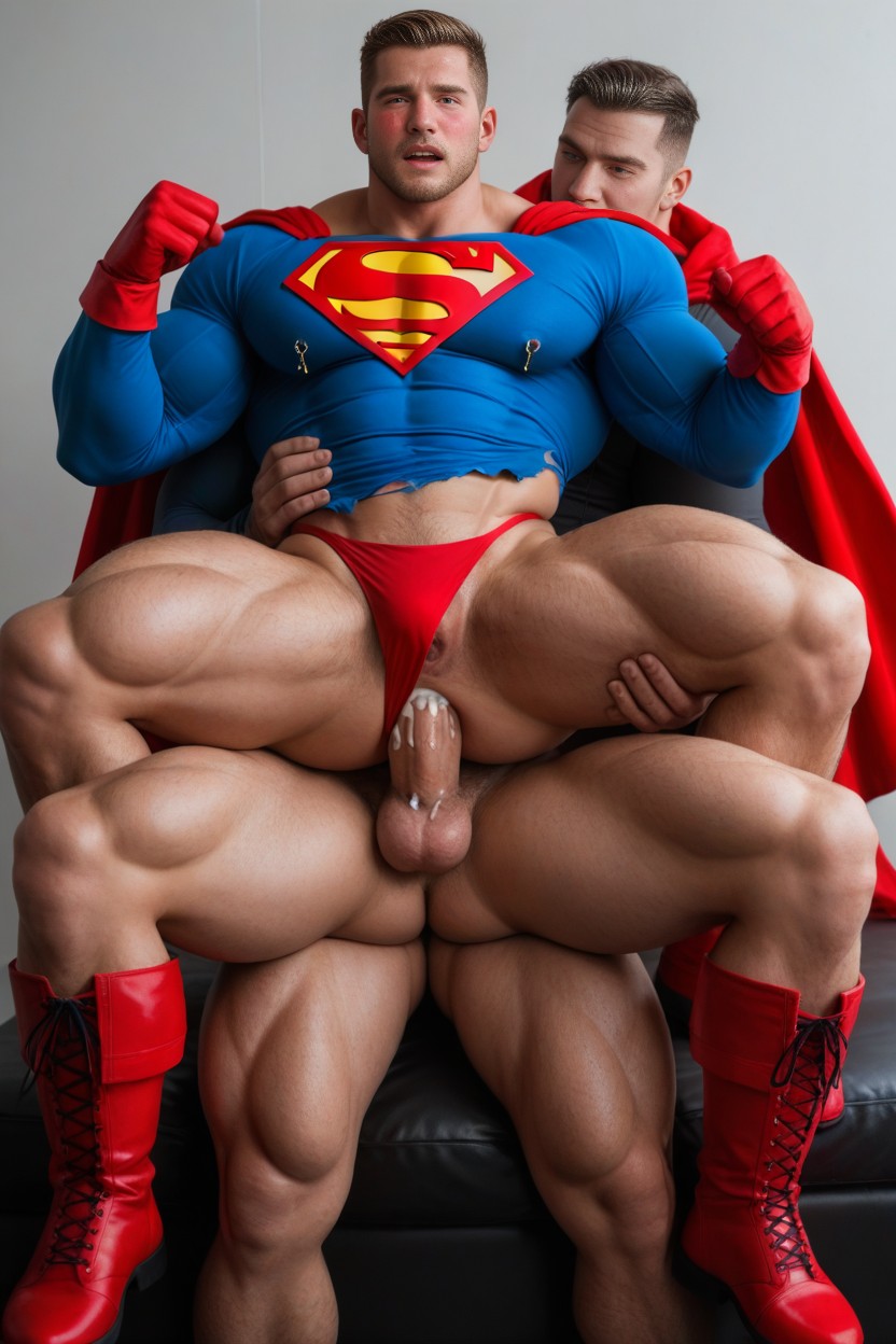 Red Boots, Massive Muscles, Cumming Getting Fucked In Captain’s New Vagina AI Gay Porn