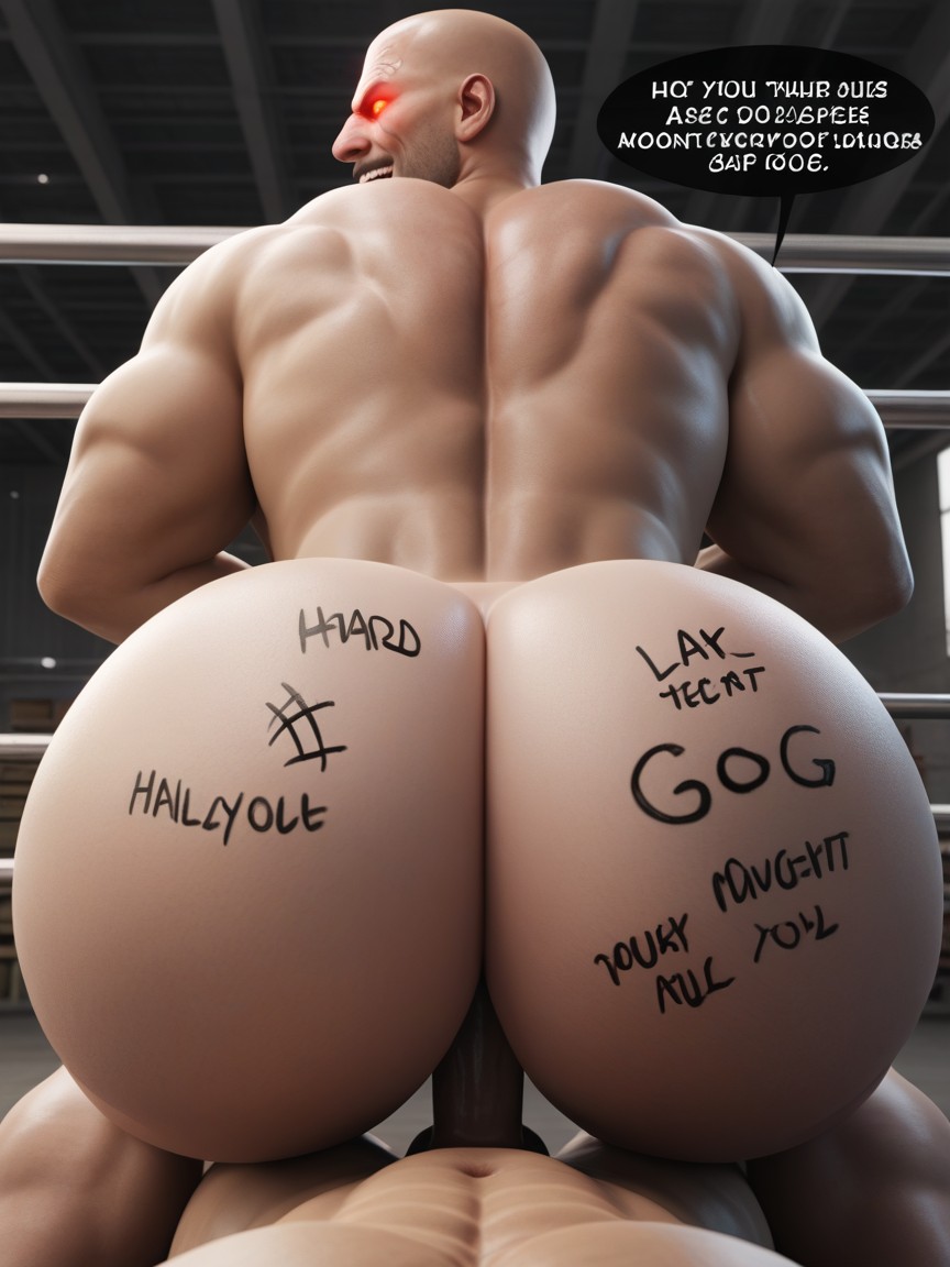 Scary, Motion Lines, Body Writing AI Gay Porn