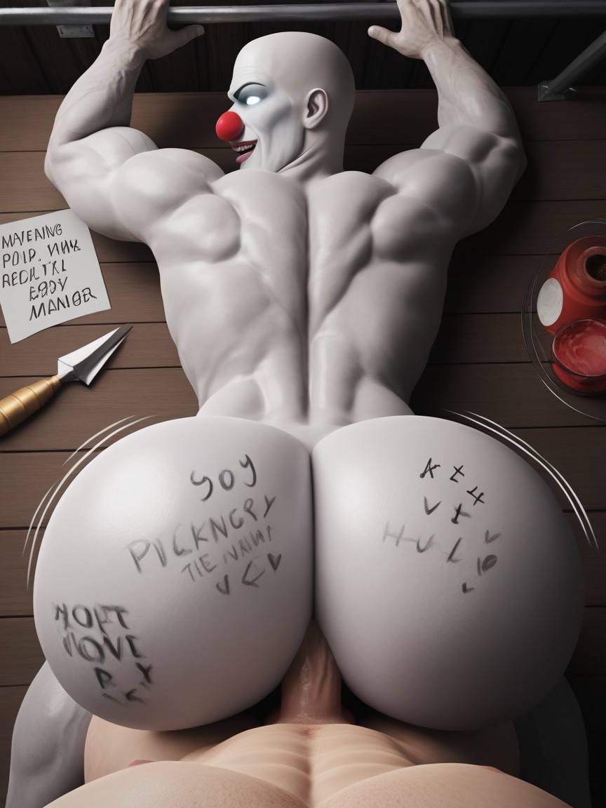 Rear View, His Jelly Juicers, Bottom Is Fatally Milking Top AI Gay Porn