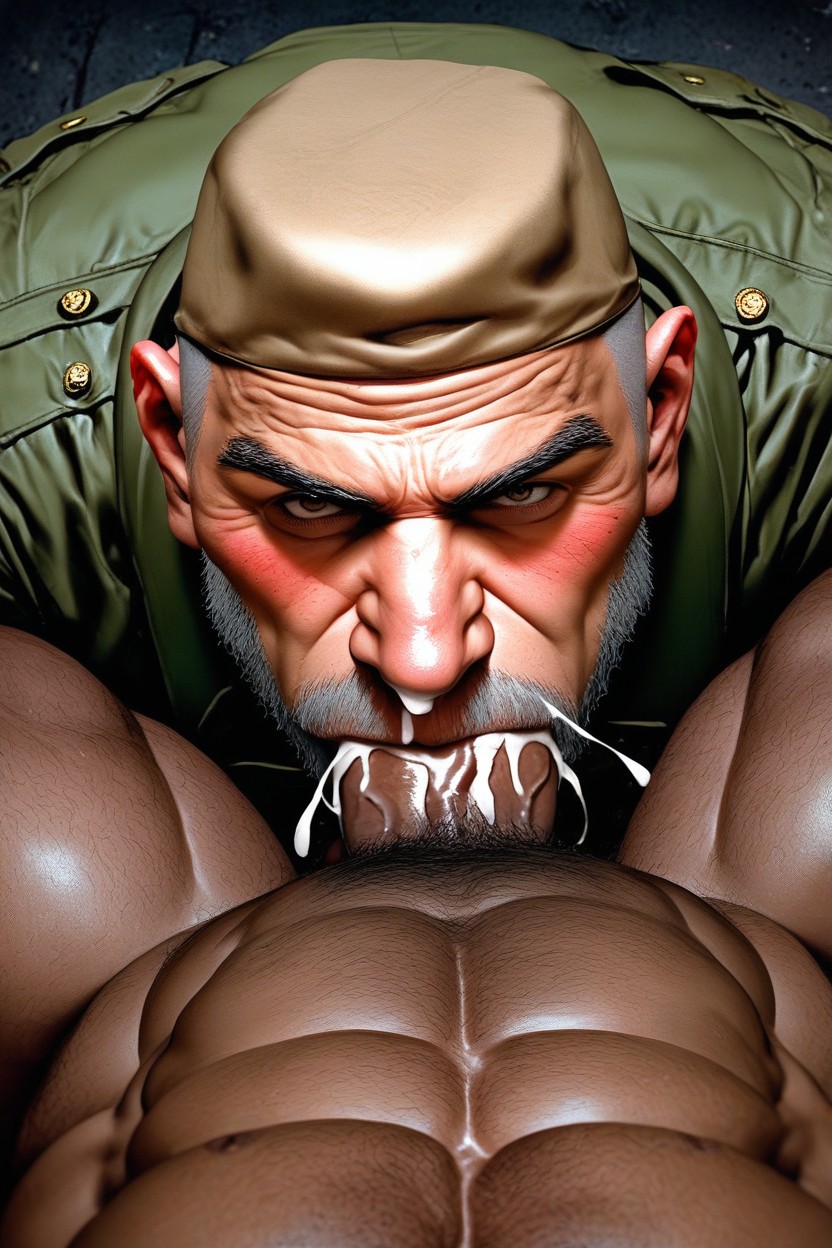 Army, 18+, Deepthroat AI Gay Porn