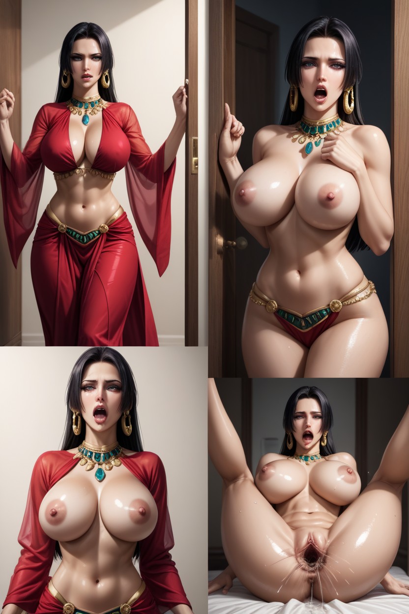 Closing Her Eyes, Motion Lines, Scream AI Porn
