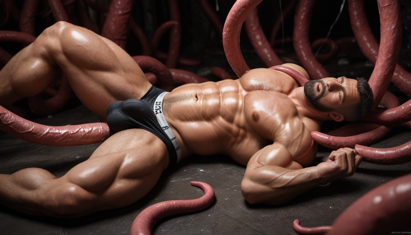 Upper Muscular Abs Keeps Shape, Tentacles, Ovomorph AI Gay Porn