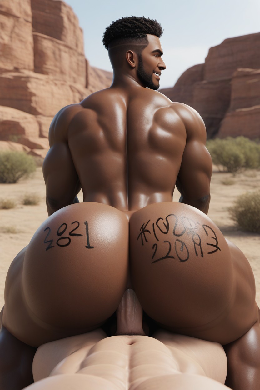 Smug Expression, Hole Makes The Top Feel Pleasure So Intense That It Is Deadly, Body Writing AI Gay Porn