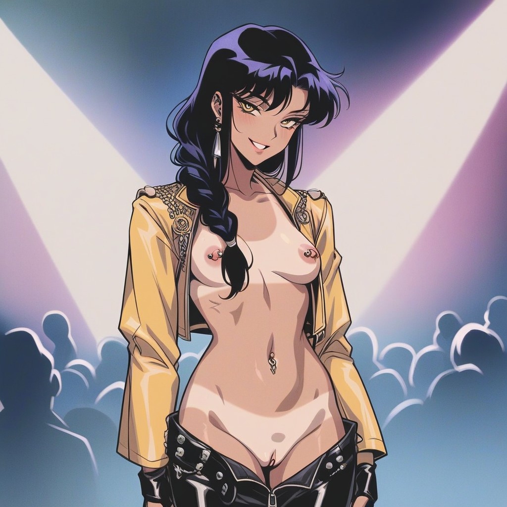 Pierced Nipples, Bright Eyes, Looking At Viewer Hentai AI Porn
