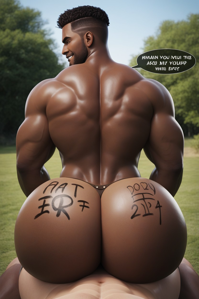 Body Writing, Dominant Bottom, Bottom Is Powerful AI Gay Porn