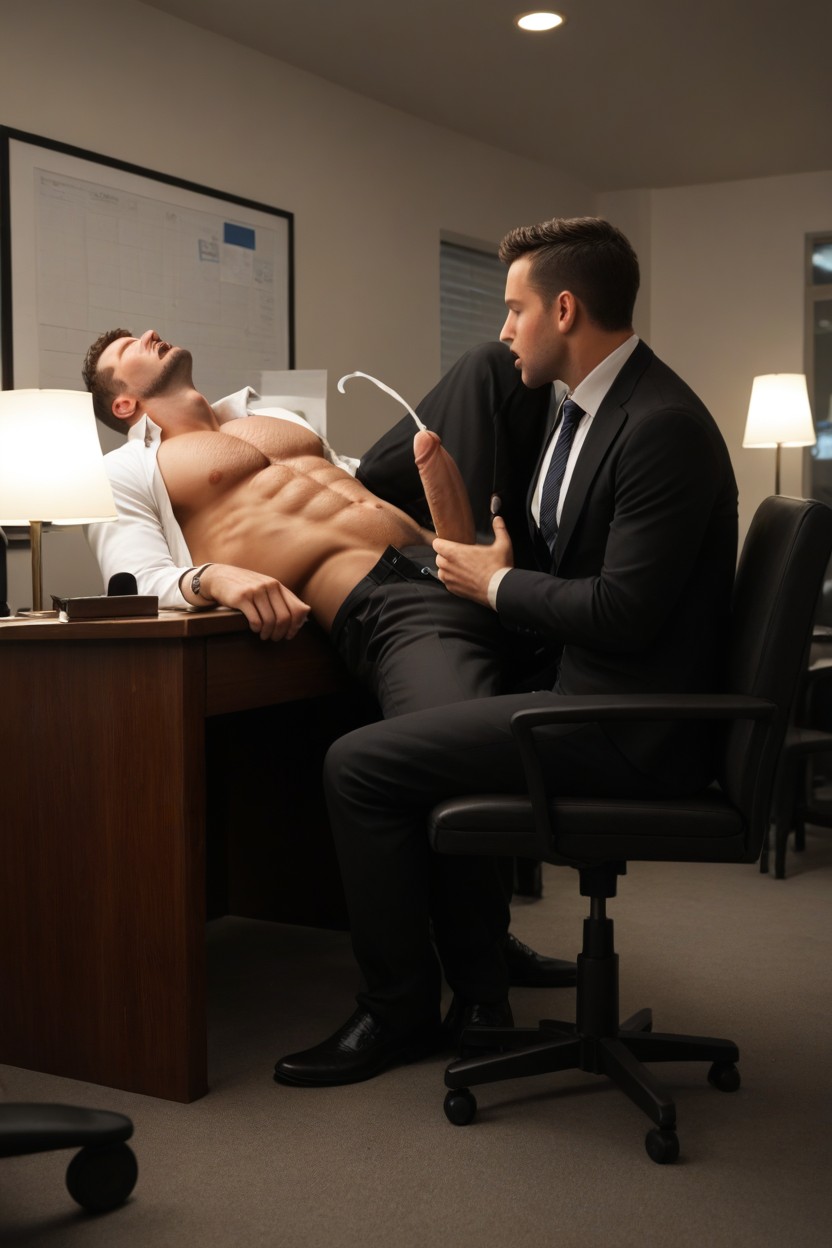 Brutish, Male Blowjob, Huge Orgasm AI Gay Porn