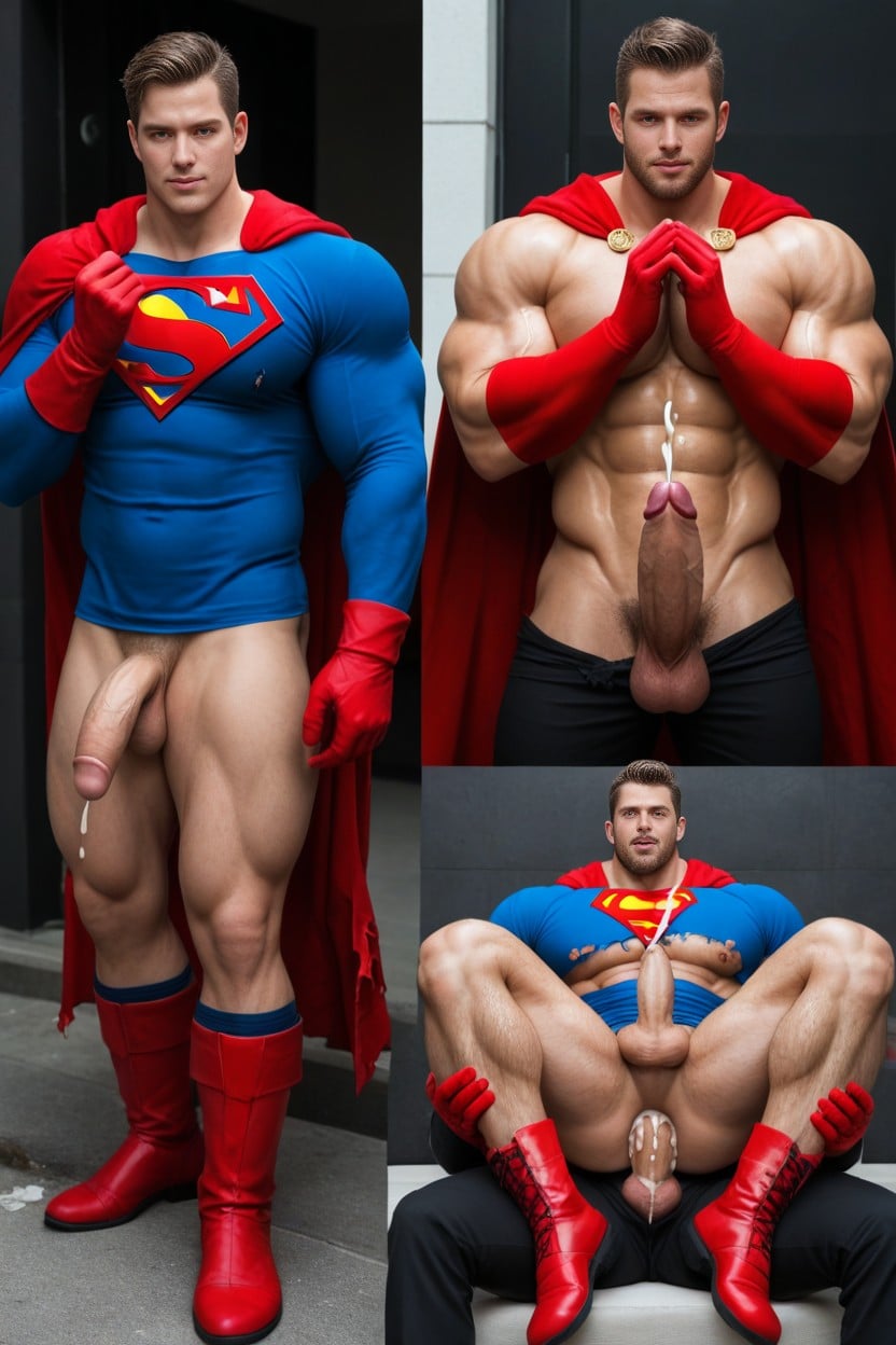Ahegao, More Muscles, Cosplay AI Gay Porn