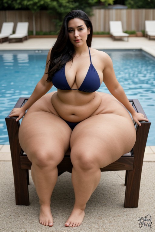 Puffy Pussy, Very Tall, Extremely Snacthed Waist AI Porn
