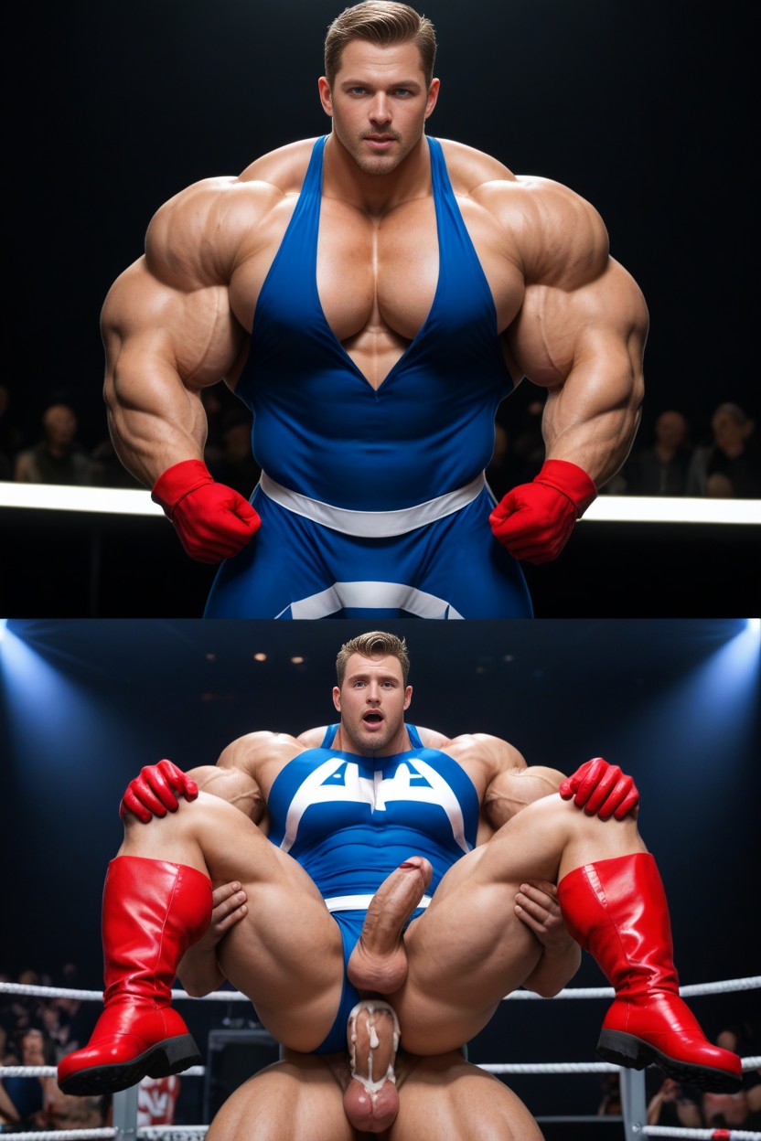 Oversized Muscles, Multiple Views, As A Man AI Gay Porn