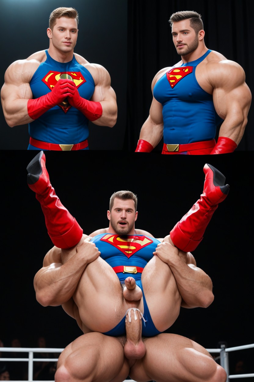Huge, Beefcake, Nipple Rings AI Gay Porn