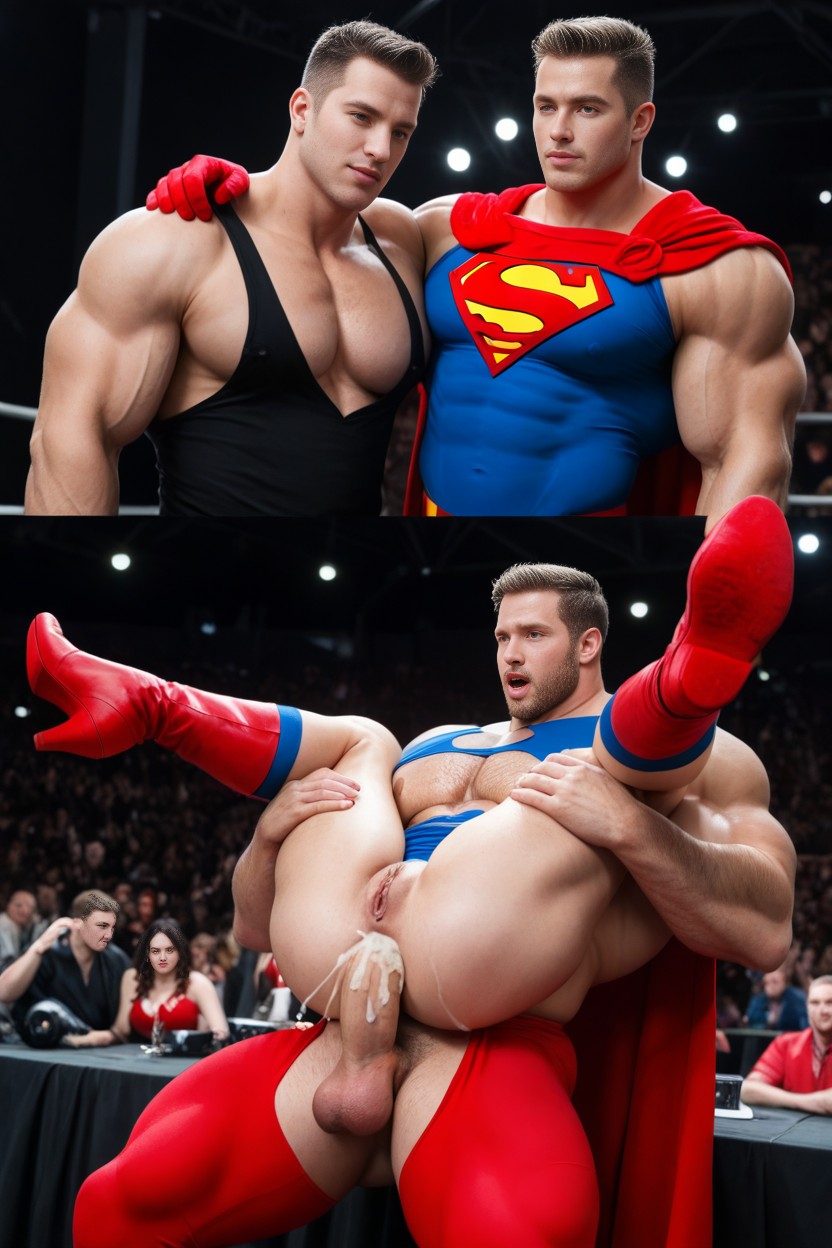 As A Man, Then Looking Like Bitch Clothes Torn All Over, Full Nelson AI Gay Porn