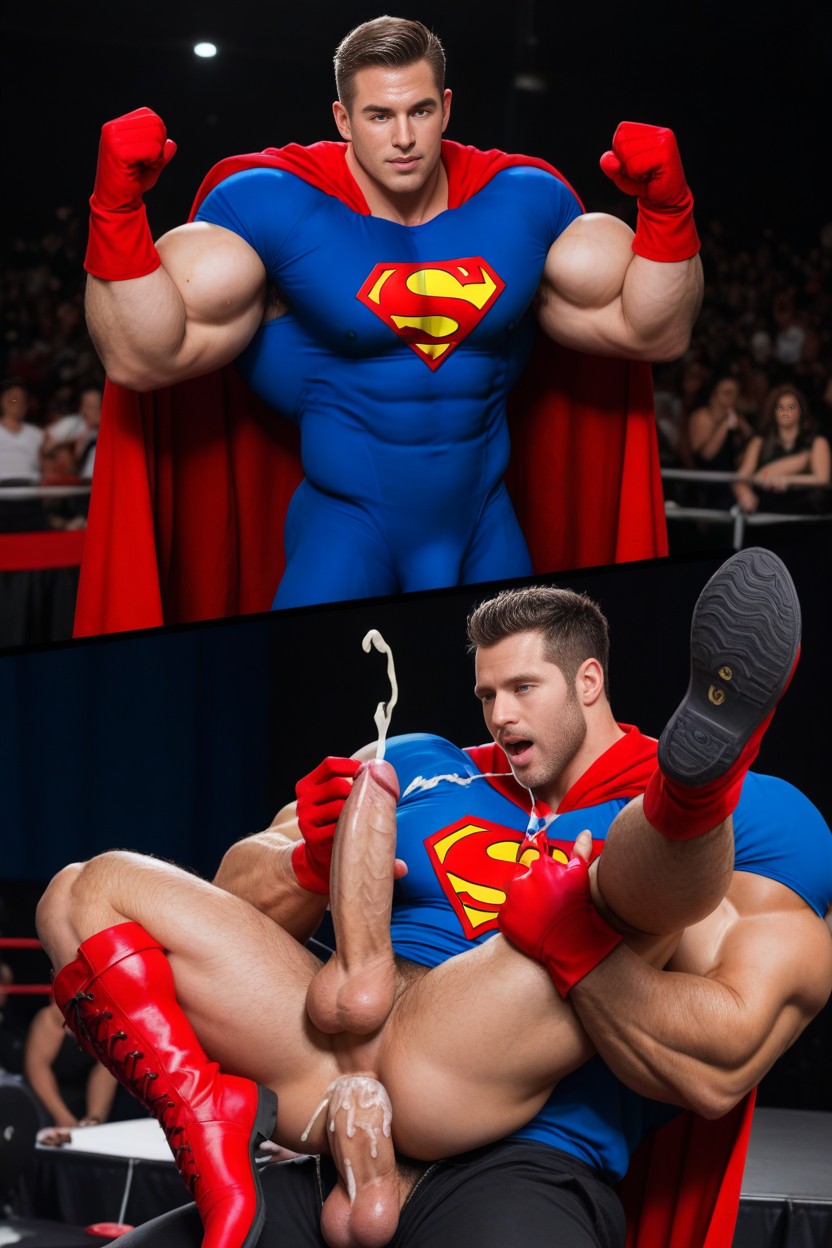 Superhero, Multiple Views, Ahegao AI Gay Porn