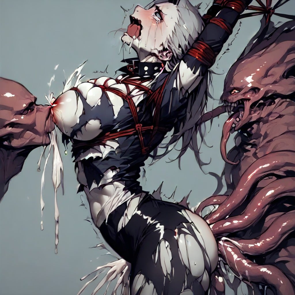 Her fingers traced the shape of her distended belly