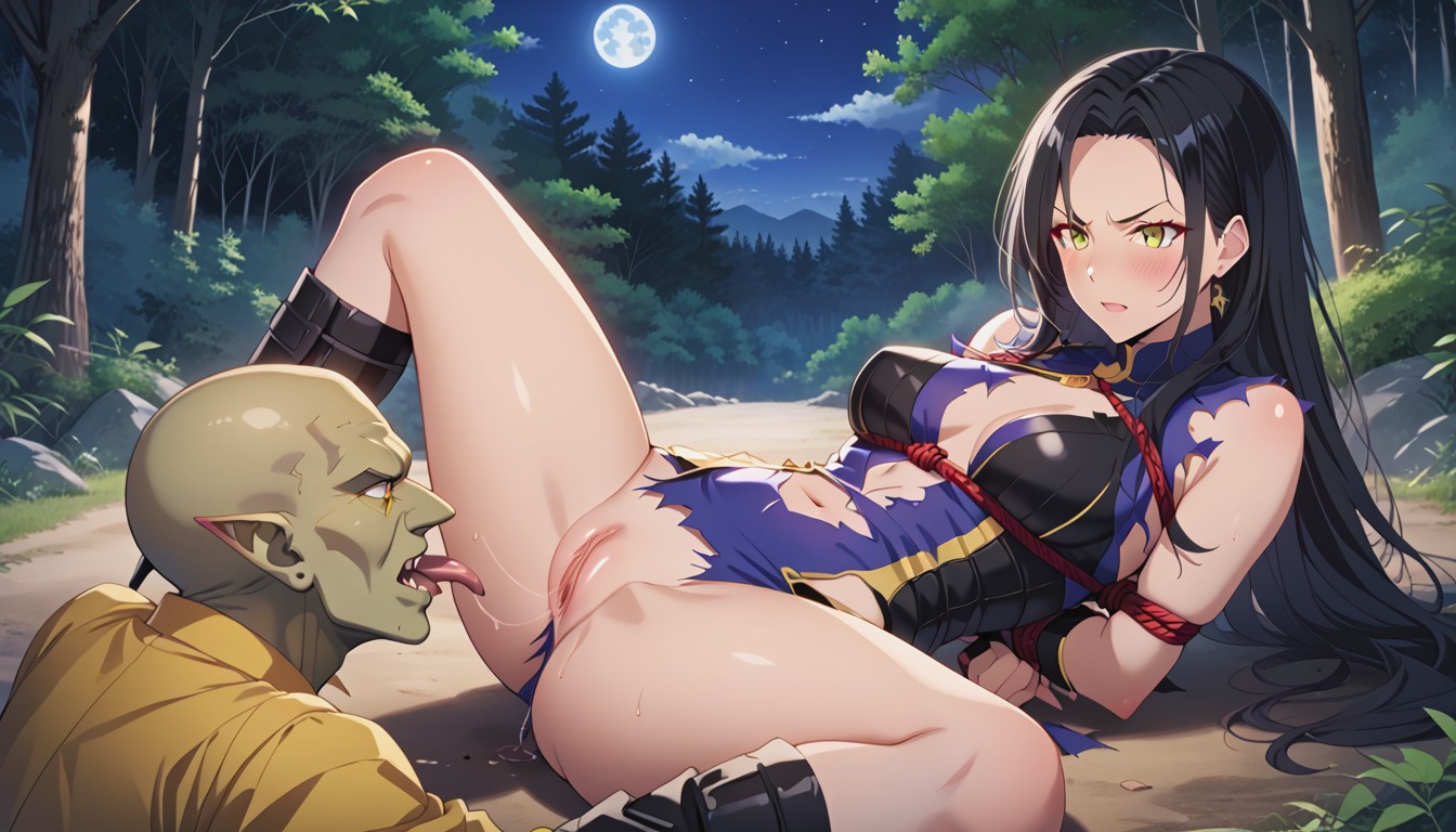 Male Goblin Green Skin, Skinny, Yellow Cloth Hentai AI Porn