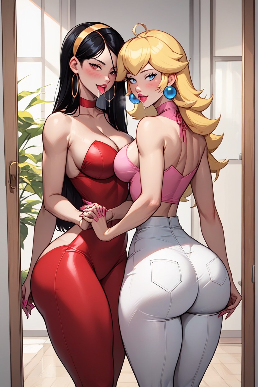 Wide Hips, Take Out Ass, Sticking Out The Tongue Hentai AI Porn