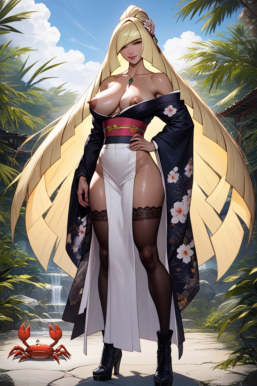 25+, Thick Nipples, Focus On Big Butt Hentai AI Porn