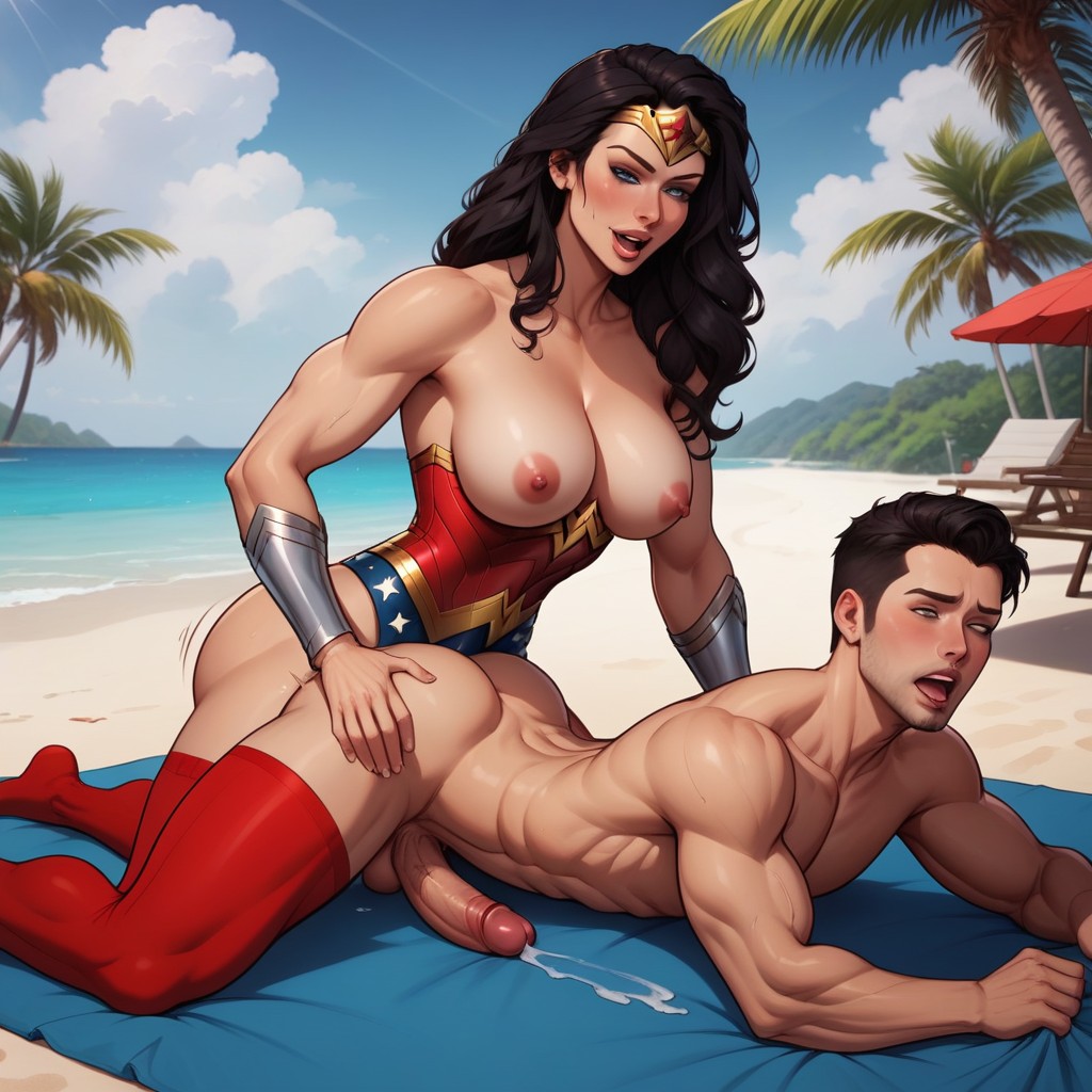 Looking At Viewer, Futa Horny, Arched Back Hentai AI Porn