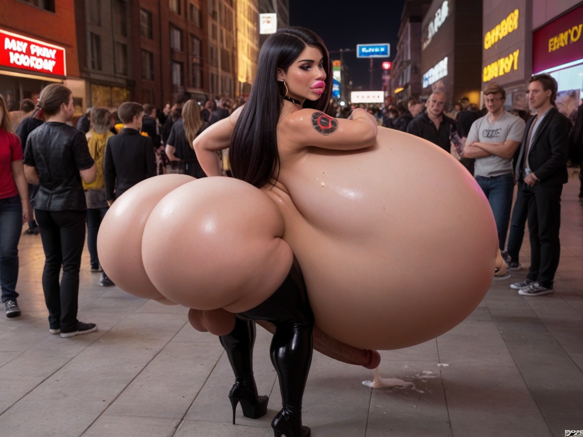 Big Natural Boobs, Neon Lights, Gigantic Balls 人妖AI黃片
