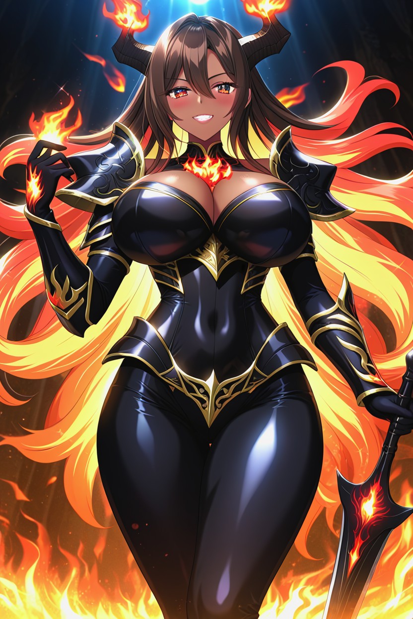 Smile, Waist View, Underground Flames Porno ebony IA