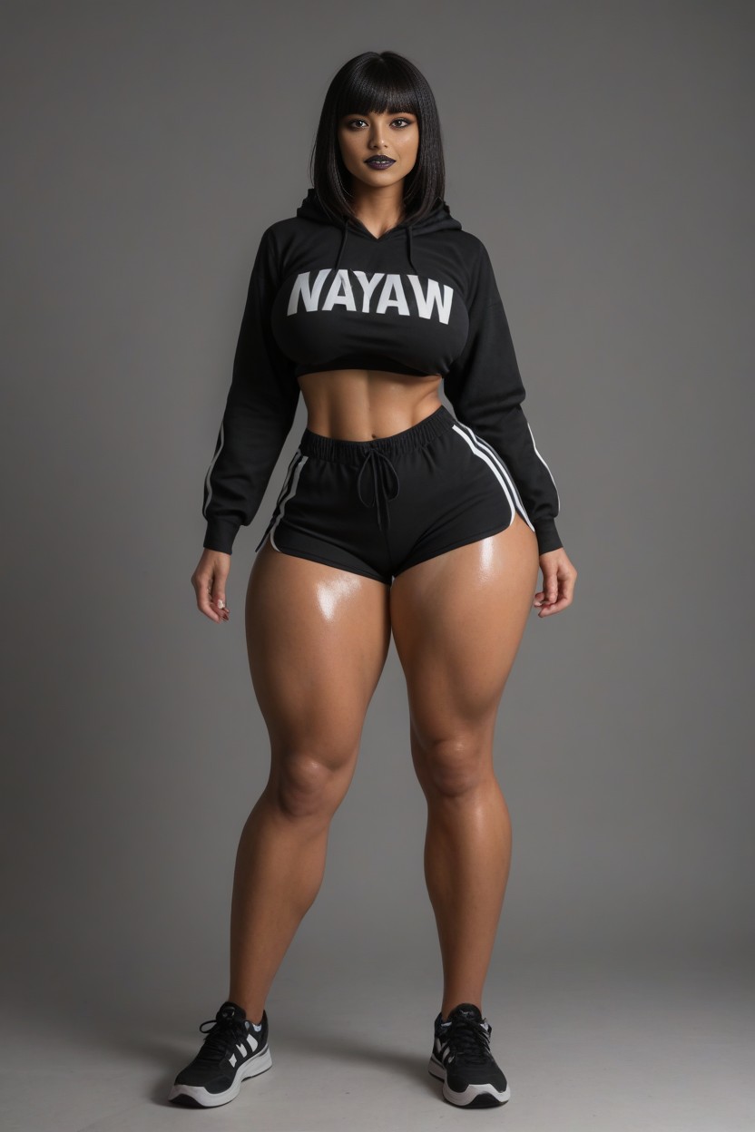 Baggy Hoodie, Detailed Eye, Medium Breasts AI Porn