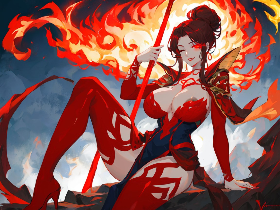 Long Breast Width, Afterimage, Focus On Staff Hentai AI Porn