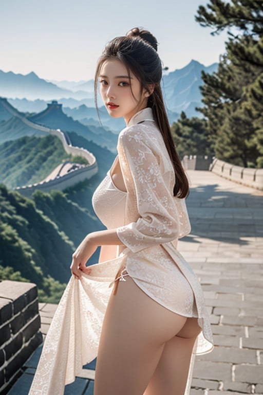 Shaved Pussy, Five Toes, Looking Horny Porno IA Asiatique