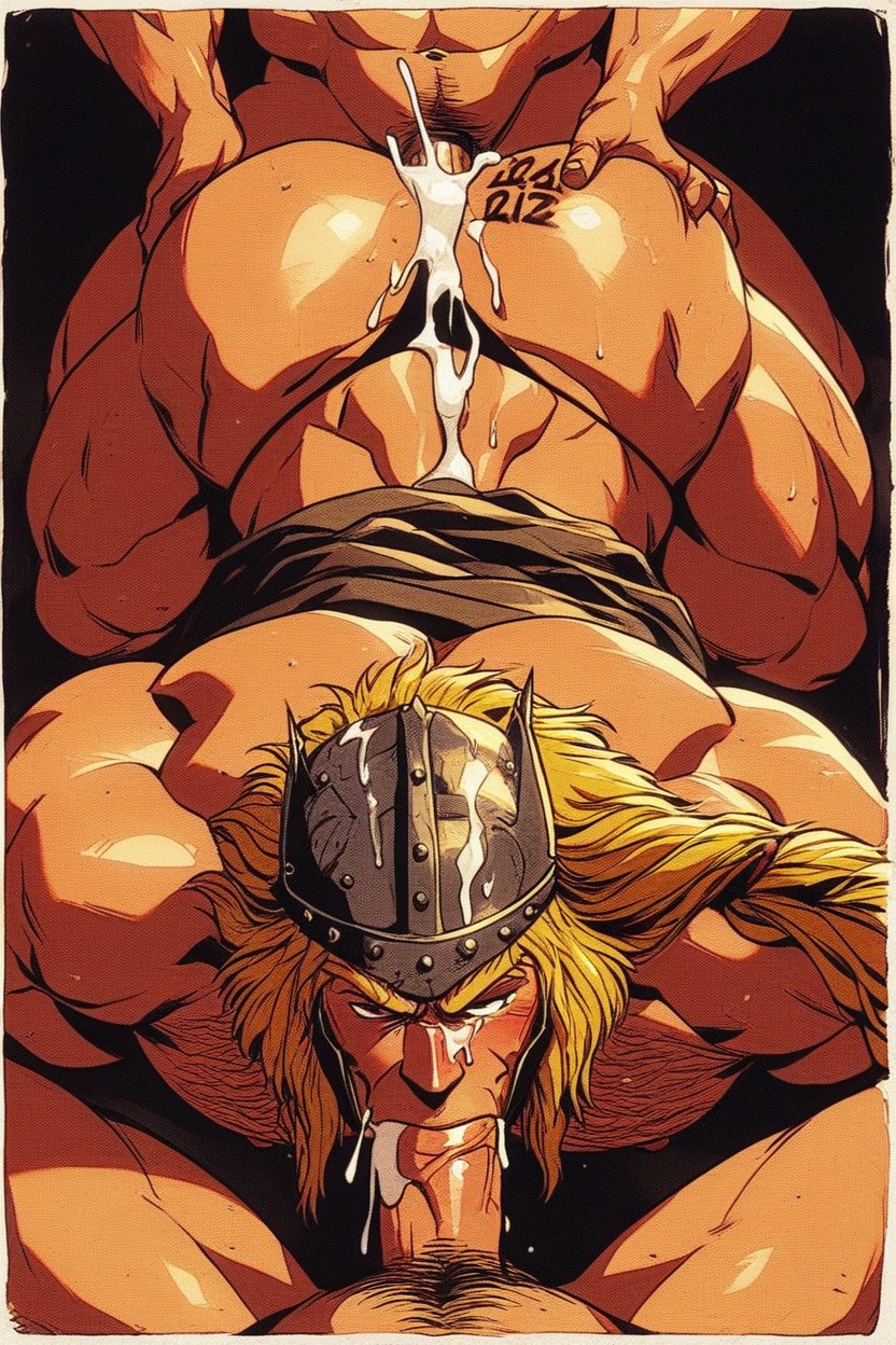 Big Ass, Manly Face, Cum On Face AI Gay Porn
