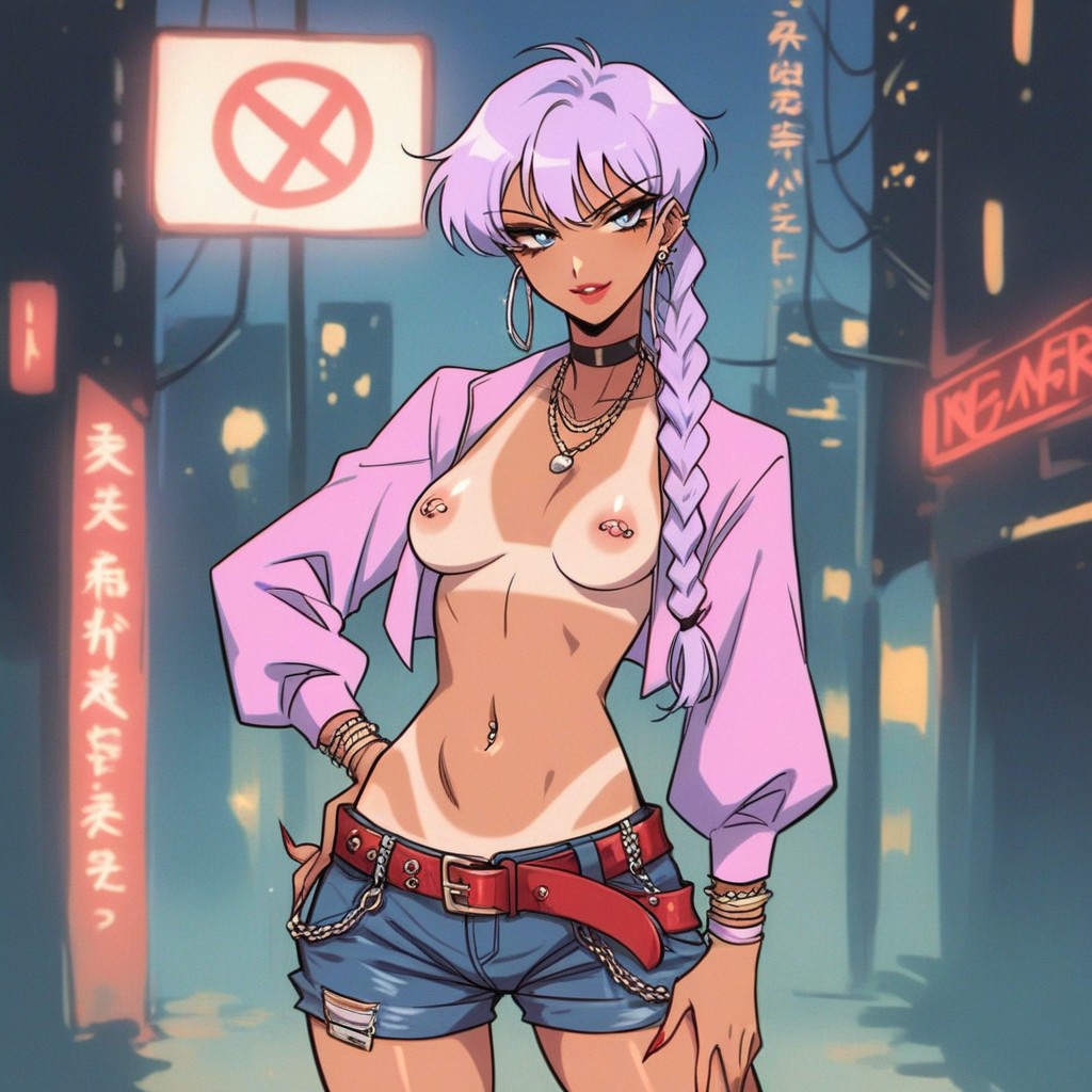 No Panties, High Detail, Small Breasts Hentai AI Porn