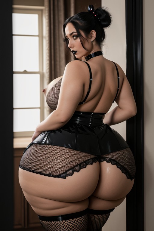 Shiny Hair, Pubic Hair, Ass AI Porn