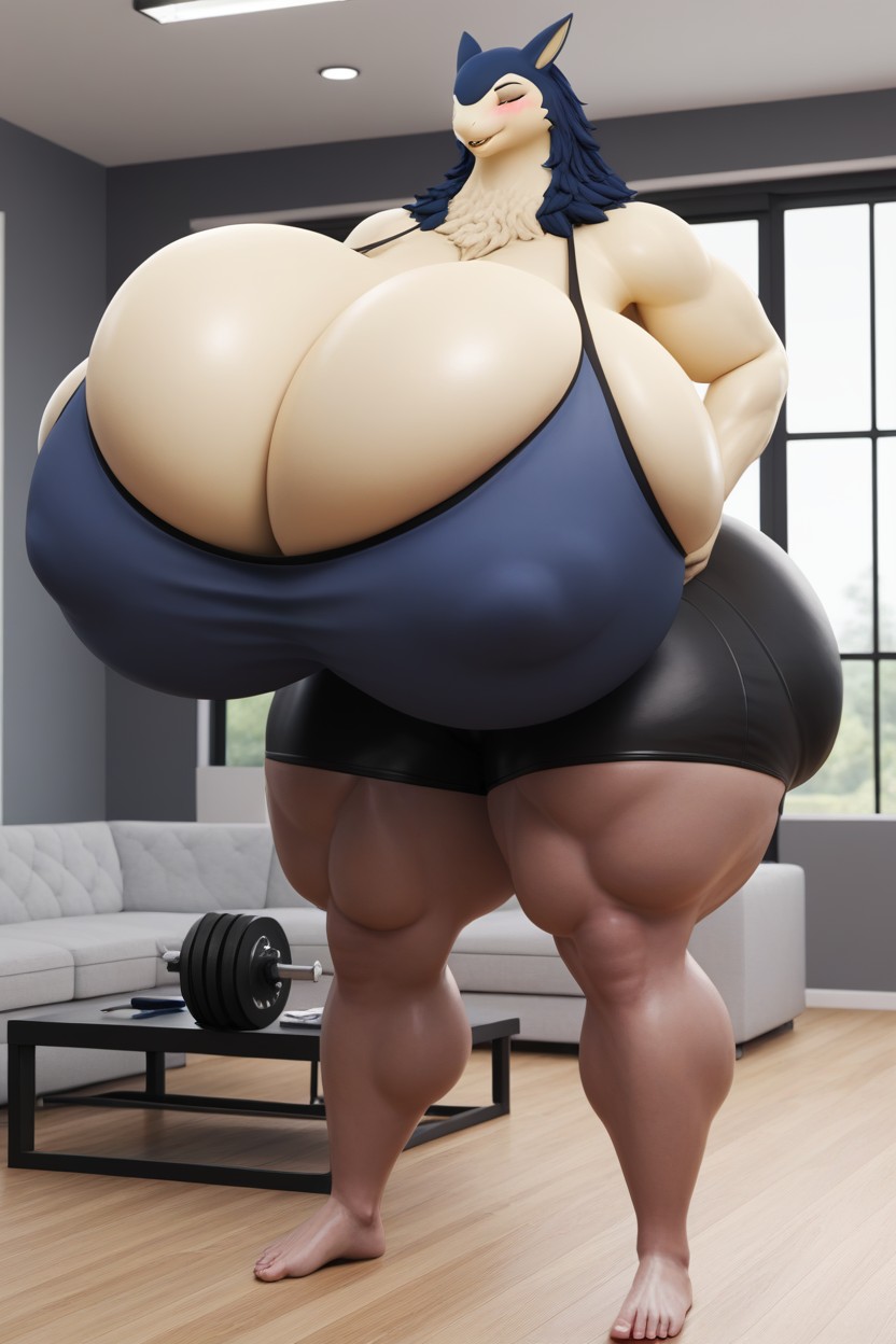 70+, Hyper Gigantic Massive Breasts, 스타킹 퍼리 AI 포르노
