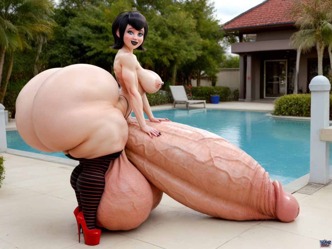 Super Gigantic Muscle Growth, Gigantic Ass, Cosplay Shemale AI Porn