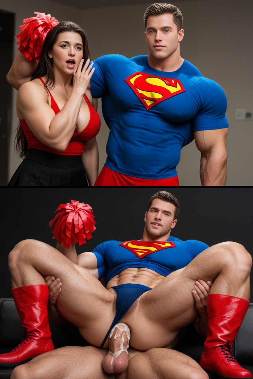 More Muscles, Cosplay, Full-face Blush AI Gay Porn