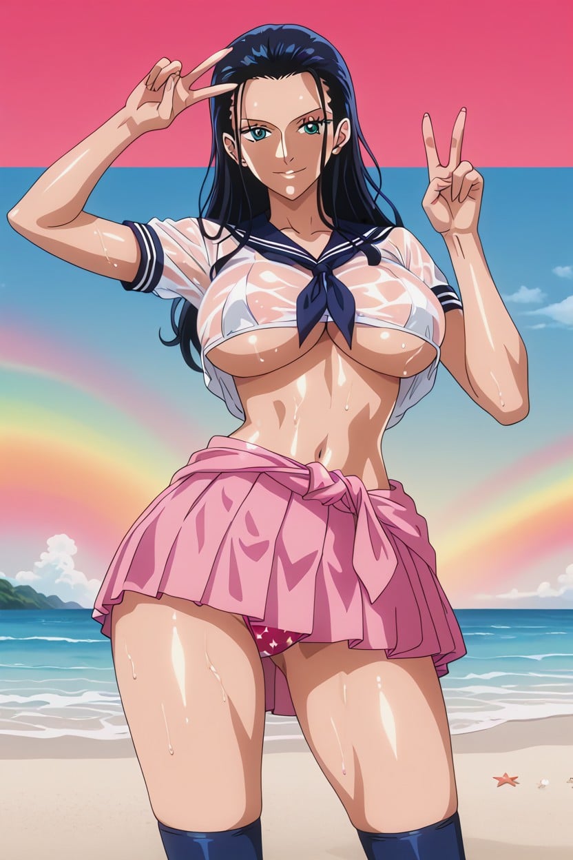 Model, 25+, W Peace Hentai AI Porn