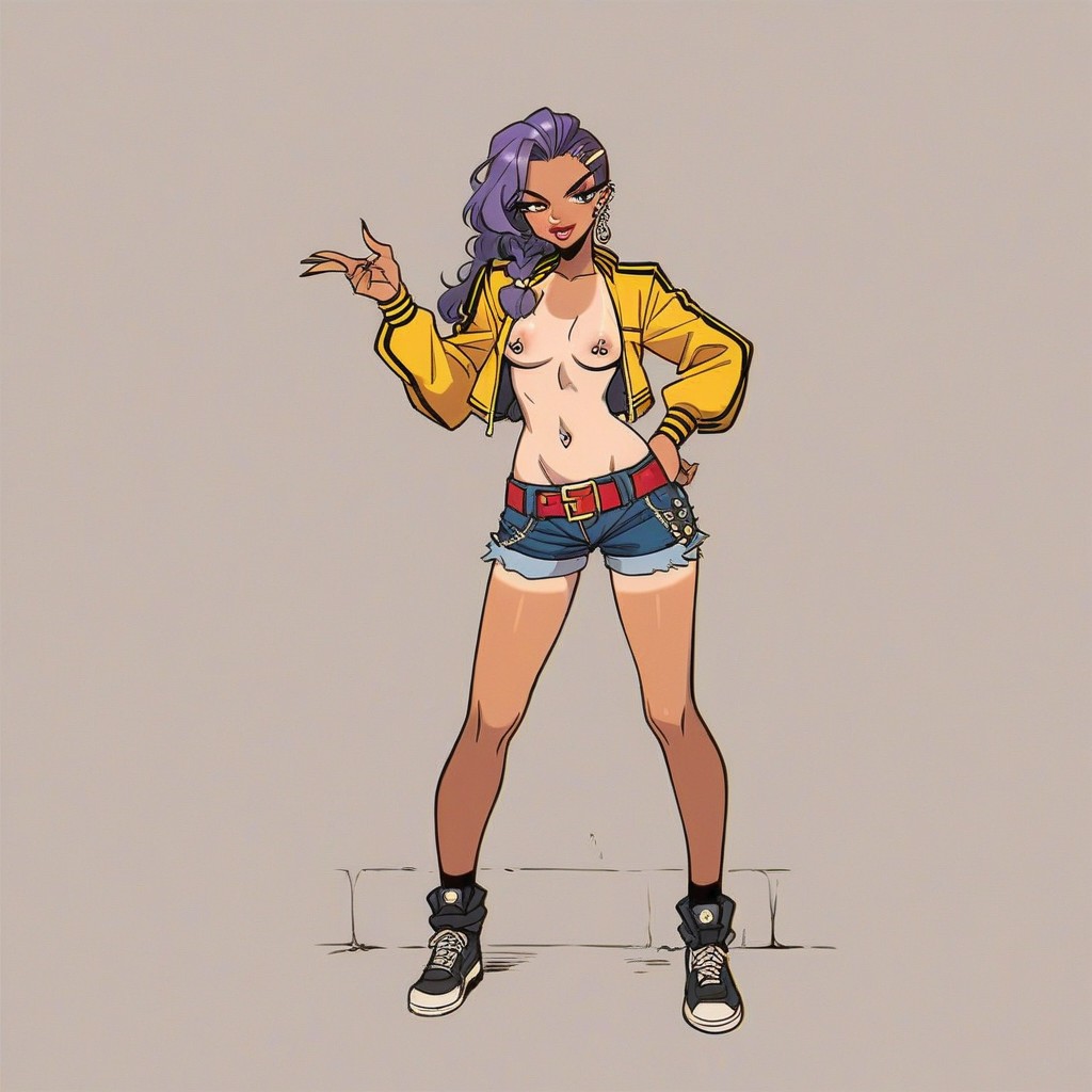 No Shirt, Pop Idol Energy, Smooth Sides Hentai AI Porn