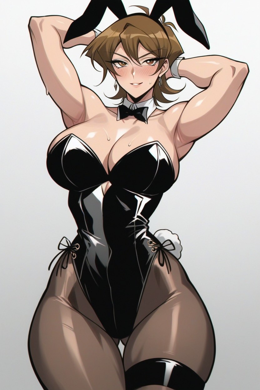 Anime Style, Standing, Waist Shot Hentai AI Porn