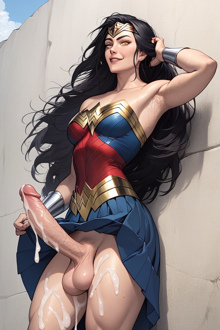 Pale Skin, Superhero, Armpit Hentai AI Porn